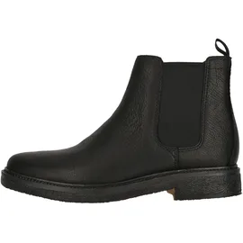 CLARKS Clarkdale Easy Mädchen, Gr. 44 schwarz, Leder, Schuhe Stiefel, mit elastischen Einsätzen an den Seiten