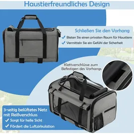 Costway Mobile Transportbox 0,37 m Grau