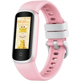 Smartwatch Kinder Fitness Tracker Kinderuhr: Smart Watch mit Schrittzähler Aktivitätstracker Kalorienzähler Pulsuhr Schlafmonitor Uhr Kinder Junge Mädchen Wasserdicht Fitnessuhr für Android iOS