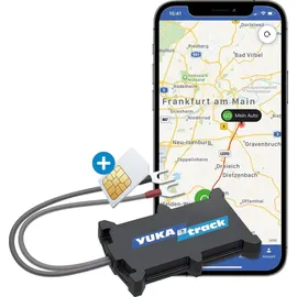 YUKAtrack IoT easyWire 2G AIO GPS Car Tracker with SIM+ Data Flat