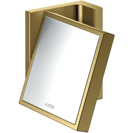 Hansgrohe Rasierspiegel Axor Universal Rectangular neigbar, Wandmont., polished gold optic