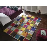 Flair Rugs Teppich FLAIR RUGS "WALTZ", bunt, B:120cm H:10mm L:170cm, Kunstfaser, Teppiche, Teppich, Handgeschnitzt