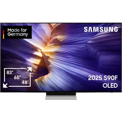SAMSUNG OLED-Fernseher "GQ65S90FAT OLED-Fernseher", F (A-G), schwarz, 65, Fernseher, HDR+ & Glare Free, Dolby Atmos & AI Sound, Gaming Hub, bis zu 144Hz
