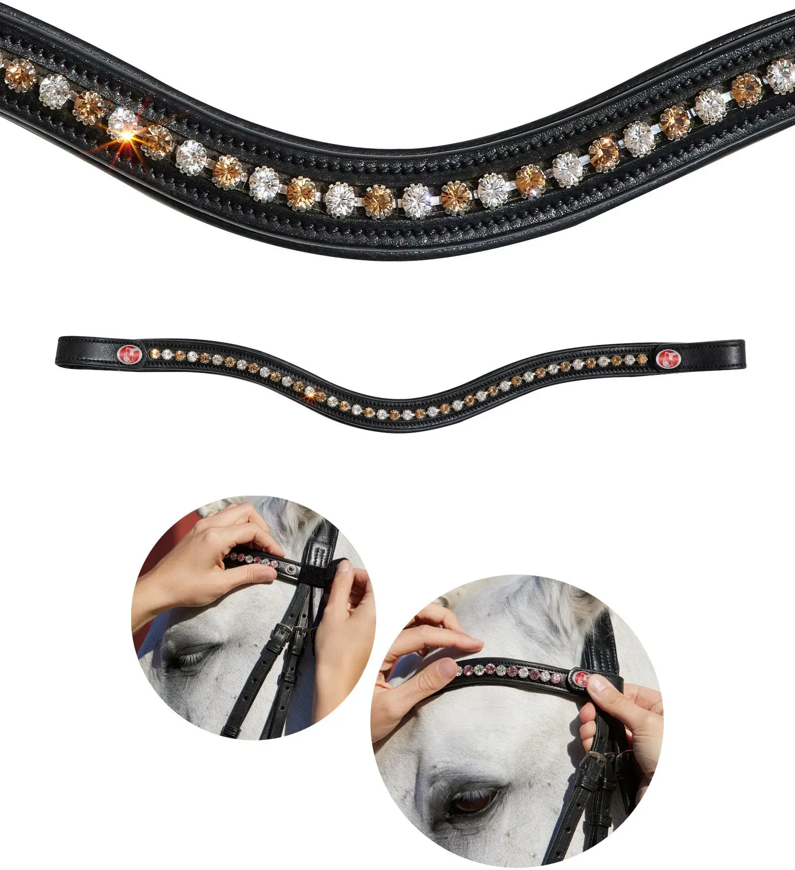 Kieffer FlexiLoop® Crystal Stirnriemen