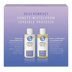 Sonett Mistelform Lavendel-Weihrauch Geschenkset (Bodylotion+Körperöl)