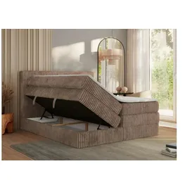 MKS Meble Tiliano King 140 x 200 cm H3 Braun