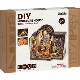 ROBOTIME Rolife 3D-Holz-Puzzle DIY Miniature House The Magic Study