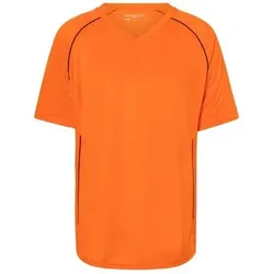 Basic Team Trikot JN386, orange/schwarz, Größe M - orange/schwarz - M