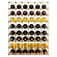 Proregal Weinregal 82,5 x 62,5 x 24,5 cm Natur