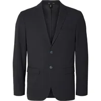 Selected Sakko mit Viskose-Anteil Modell 'LIAM', Marine, 50