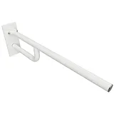 Brillantbad BELP Stützklappgriff Eisen Weiß mit Abdeckung 100x250x860 mm, 120 kg Traglast für Bad & WC >> zum Bohren