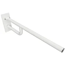 Brillantbad BELP Stützklappgriff Eisen Weiß mit Abdeckung 100x250x860 mm, 120 kg Traglast für Bad & WC >> zum Bohren