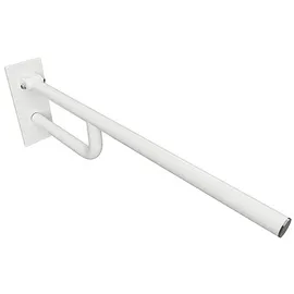 Brillantbad BELP Stützklappgriff Eisen Weiß mit Abdeckung 100x250x860 mm, 120 kg Traglast für Bad & WC >> zum Bohren