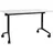 Beliani Zusammenklappbarer Schreibtisch CAVI 120 x 60 cm Weiß