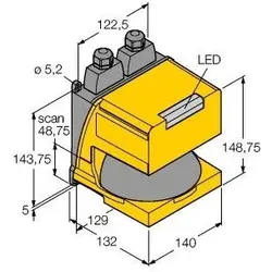 Turck Sicherheitslaserscanner AG4-6E