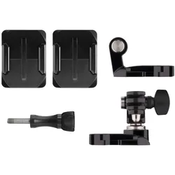 Helmet Front + Side Mount 2 gebogene Klebehalterungen f. Helm