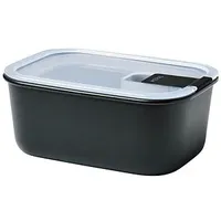 Mepal Frischhaltedose EasyClip 7,0 cm hoch schwarz 0,7 l,