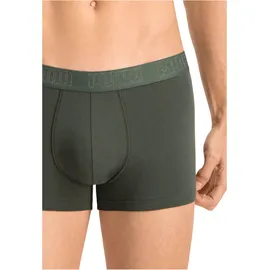 Puma Basix Boxershorts Green melange M 2er Pack