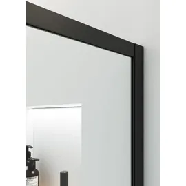 Home Deluxe BAKI Walk-In-Dusche 160 x 200 cm schwarz Klarglas