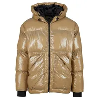 DEF Shiny Pufferjacket in beige Größe 3XL