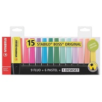 Stabilo 15er-Pack Textmarker »BOSS® Original«, Stabilo