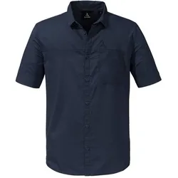 SCHÖFFEL Herren Hemd Shirt Triest M, navy blazer, 50