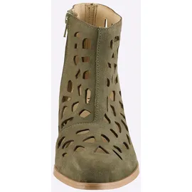 Heine Kurzstiefelette in khaki, | Gr.: 40