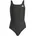 V-Back Swimsuit Kids Schwarz 152