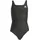 V-Back Swimsuit Kids Schwarz 152