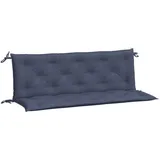 vidaXL Bankauflage 150 x 50 x 7 cm marineblau 2 St.