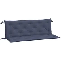 vidaXL Bankauflage 150 x 50 x 7 cm marineblau 2 St.