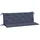 vidaXL Bankauflage 150 x 50 x 7 cm marineblau 2 St.