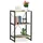 Relaxdays Standregal 50 x 35 x 80 cm Braun