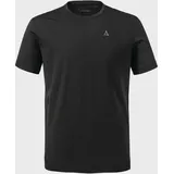Schöffel Funktionsshirt "T Shirt Hohberg M", Herren, Gr. 58, schwarz (9990, schwarz), Oberstoff: 60% Baumwolle, 40% Polyester, Rundhals, Shirts Funktionsshirt
