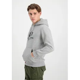 Alpha Industries Basic Kapuzenpullover Grey Heather 2XL