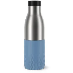 EMSA Bludrop Sleeve N3110700, 500 ml, Fitness, Sport, Blau, Edelstahl, Edelstahl
