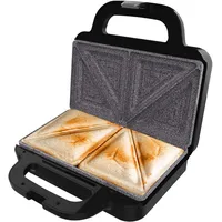 Cecotec Sandwichmaker Rock'nToast Deep Classic, - Inox / Black