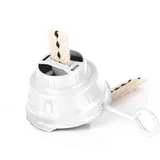 Feuerhand Brenner mit Docht für Sturmlampe 276 Ø 5,5 cm verzinkt weiß