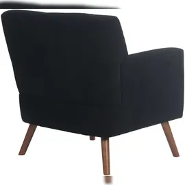 CLP Sessel Kioni Cordbezug, schwarz