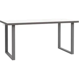 Forte Schreibtisch Keflavik Weiß