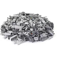 LEGO Steine hellgrau/dunkelgrau gemischt - 1.000 Stück - Light/Dark