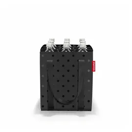 Reisenthel bottlebag glossy dots black
