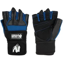 Dallas Wrist Wraps Gloves chwarz/Blau S