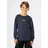 Champion Langarmshirt CHAMPION "SPORTWEAR LONG SLEEVE Standard Fit", Jungen, Gr. XL, blau (nny), Obermaterial: 100% Baumwolle, Shirts Langarmshirt, für Kinder und Jugendliche, Standard Fit, aus Baumwolle