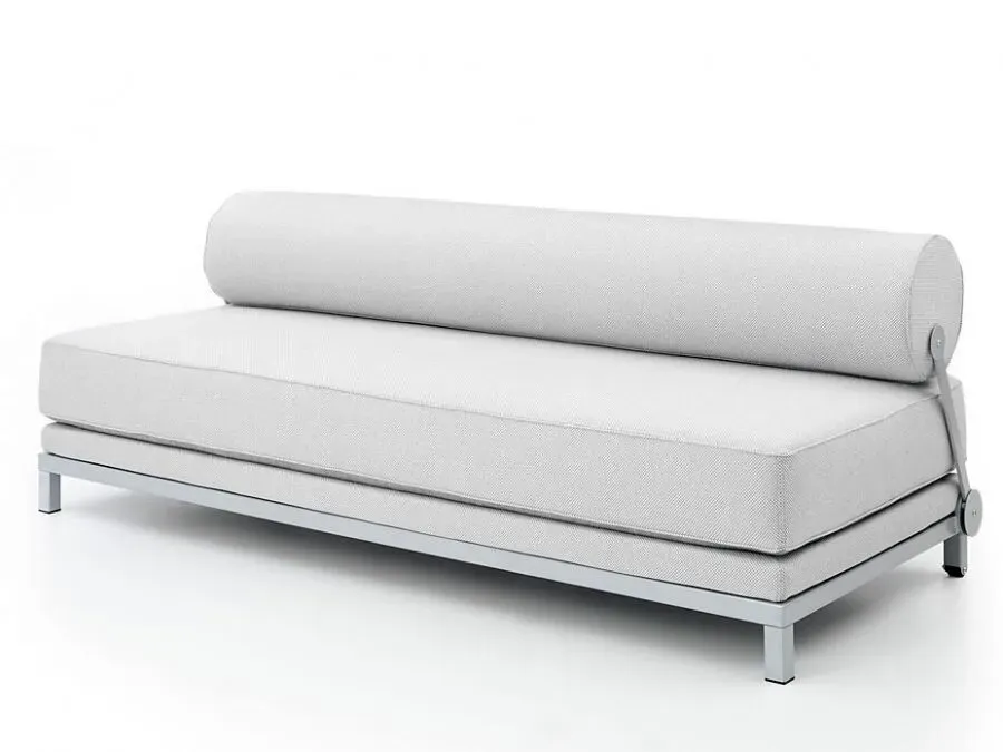 Softline Schlafsofa Sleep grau, Designer busk+hertzog, 73x204x90 cm