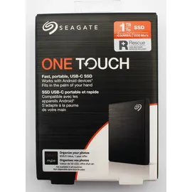 Seagate One Touch SSD 1 TB USB-C 3.2 schwarz STKG1000400