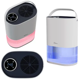 Tronitechnik Luftentfeuchter EF-01 elektrisch für Wohnräume bis 600 ml/24 h, leiser Betrieb, 2 L Tank, LED-Anzeige, Schlafmodus, für Räume bis 20 m2