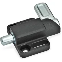 GANTER Federriegel Ø10, s=20, rechts, schwarz