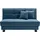 Ell + Ell Schlafsofa Tilda 2-Sitzer Polyester Blau