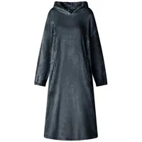 vidaXL Hoodie Decken-Hoodie Marineblau L Flanell, blau